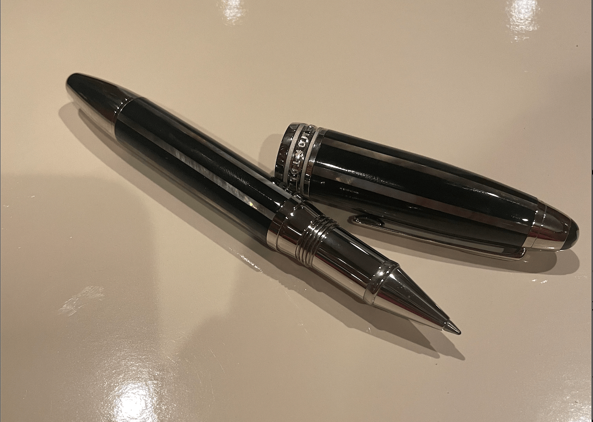 Pens and Pencils: : Mont Blanc: MONTBLANC MEISTERSTUCK LEGRAND MOON PEARL BARREL ROLLERBALL PEN 111694